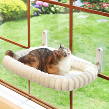 Load image into Gallery viewer, SnugCloud™ Foldable Cat Window Perch
