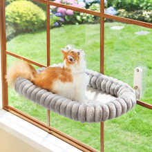 Load image into Gallery viewer, SnugCloud™ Foldable Cat Window Perch
