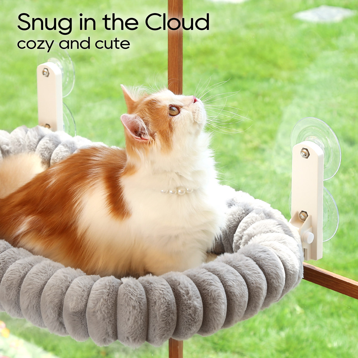 Zakkart SnugCloud Foldable Cat Window Perch