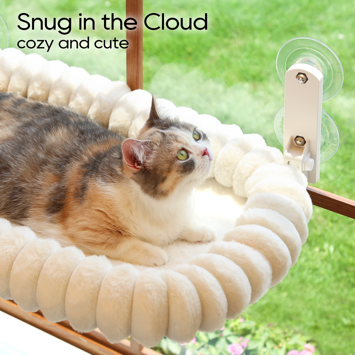Zakkart SnugCloud Foldable Cat Window Perch