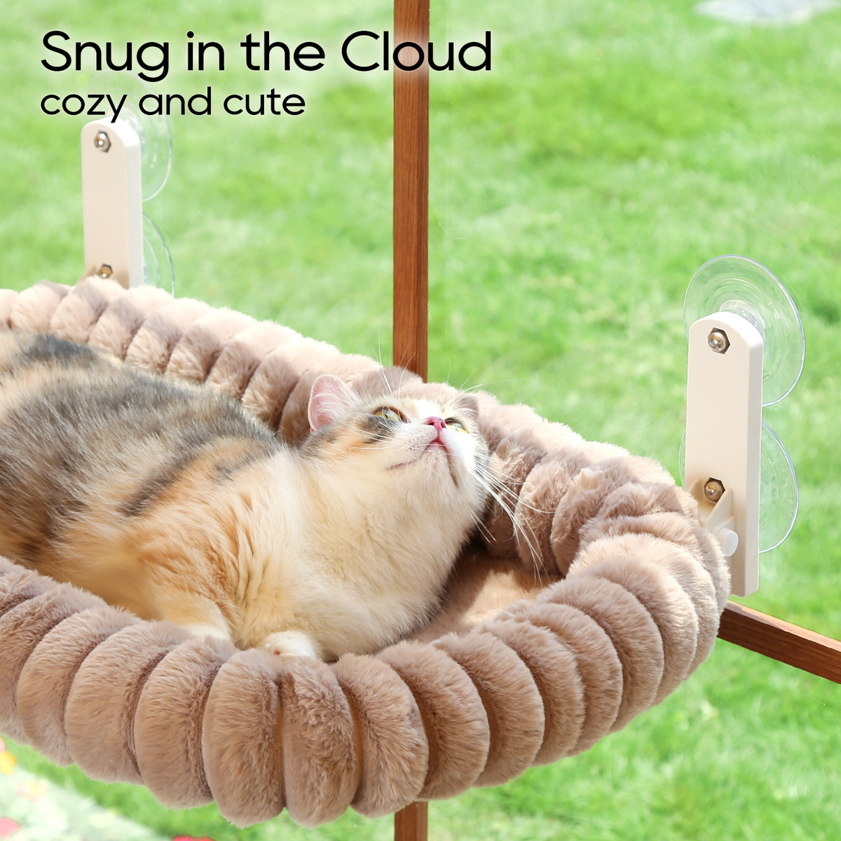 Zakkart SnugCloud Foldable Cat Window Perch