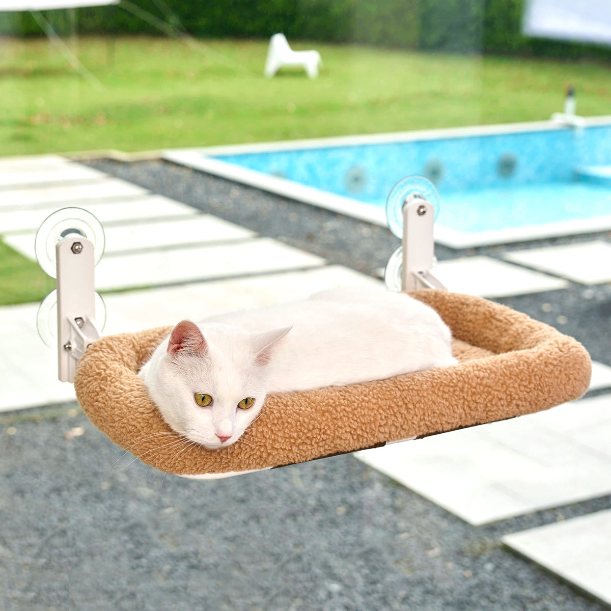 Zakkart Foldable Cat Hammock for Window