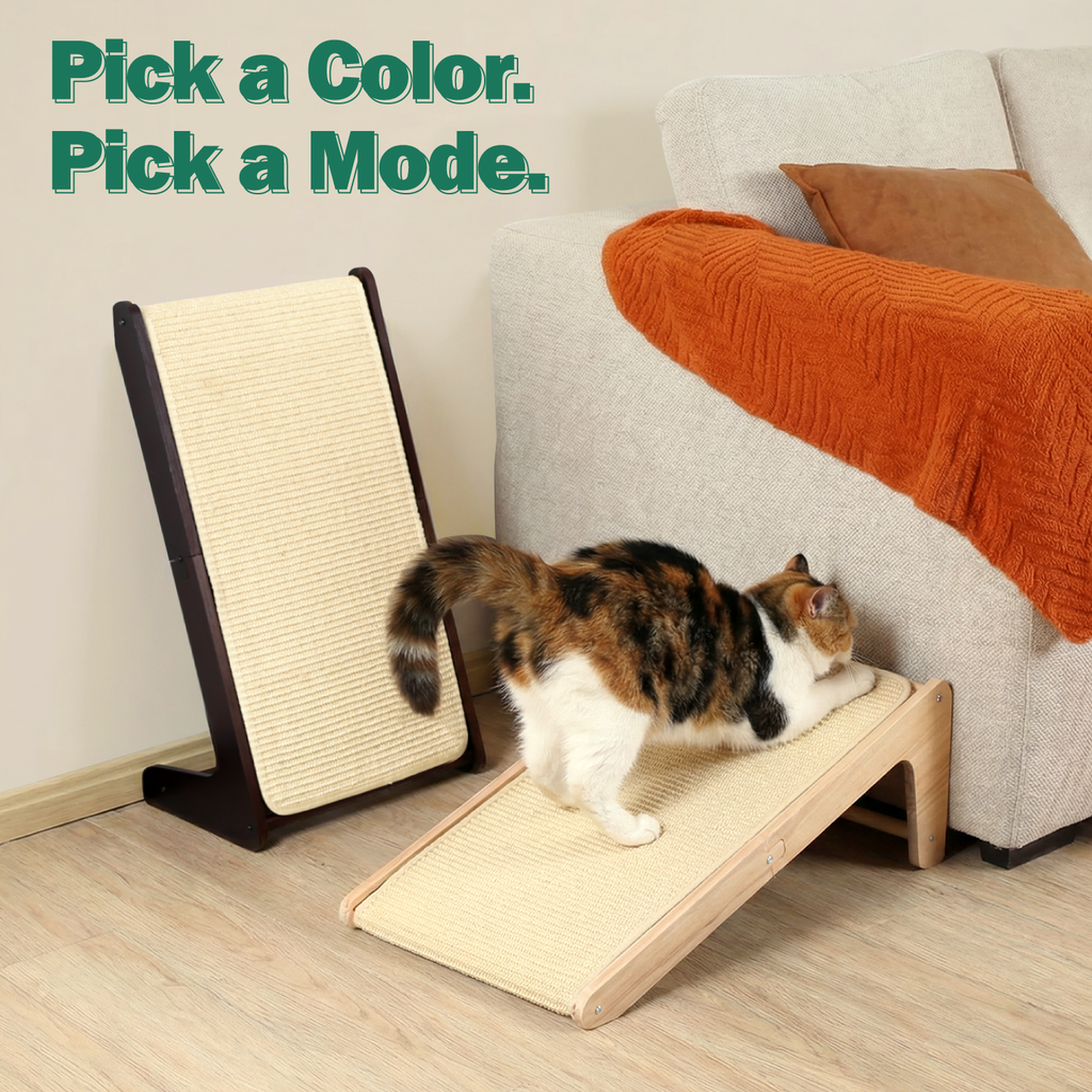 Zakkart Convertible L-Shaped Sisal Cat Scratcher